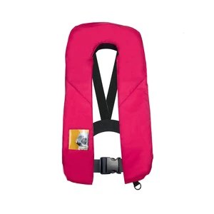 150N Inflatable Lifejacket Water Safety Lifesaving Vest Manual Inflatable Vest Life Jacket for Kayaking Swimming Diving Surfing