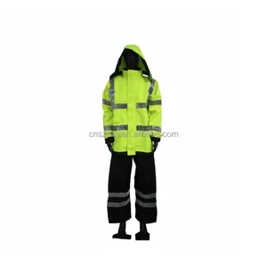 Waterproof ANSI Class 2 EN ISO 20471 Class 2 Safety Suit Set with Customized Logo by Lianyuan Source Manufacturer