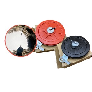 30cm Block or Orange Indoor Convex Road Mirror for Blind Spots