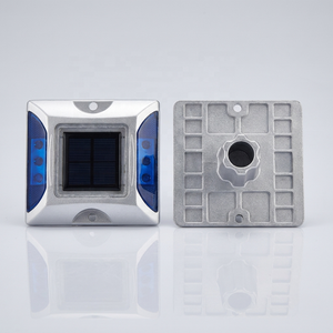 Aluminum IP68 Steady On/Flashing Reflective Outdoor Solar LightWay LW-AR2 Waterproof LED Cat Eye Lights Traffic Safety