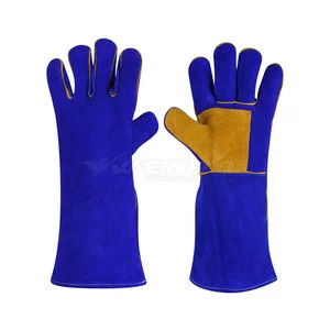 Breathable High Quality Leather Fleece Lined Customizable Welding Gloves for Unisex Latest Design