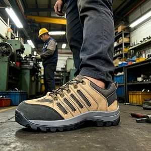 SOLID STONE Safety Work Shoes Steel Toe Anti-Puncture Protective Slip Resistant Footwear for Welding Mining Construction Site