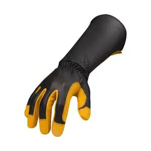 Industrial Welding Safety Gloves Anti-cut Cowhide Leather Fleece Lined Breathable/Comfortable Full Thumb Molten Metal Splash