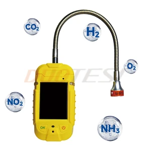 DTS-B100 Combustible CH4 Methane/Natural Gasoline/Alcohols Gas Detector High Accuracy Sensitive LCD Color Screen Display