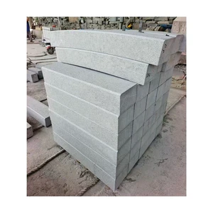 Customized G654 Dark Grey Granite Curbstone for Curbing Project
