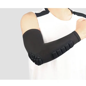 Custom Sports Elastic Protective Light Blue Baseball Elbow Protective Guards Padded Football Arm Sleeve