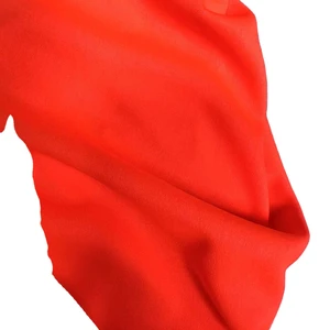 100% Polyester 110GSM Interlock High Visibility Breathable Quick-Dry Tear-Resistant Knitted Fabric Reflective Safety Sportswear