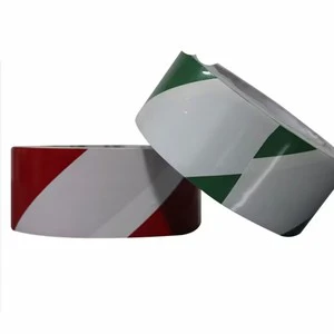 Custom Signal Crossing Best Price Warning Tape Green/red White