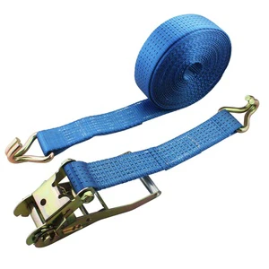 2 Inch 5000KGS Recovery Retractable Lashing Strap Cam Buckle Ratchet Tie Down Straps Belt Set