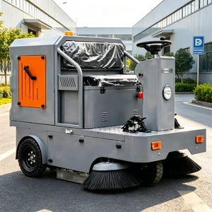 ZMT E-16 S16 Customization Available Ride on Dry Floor Electric Road Sweeping Cleaning Broom Road Sweeper Machine
