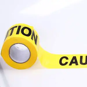 Barricade Ribbon DANGER Tape Safety Warning Tape Sharp Portable Roll Non-Adhesive