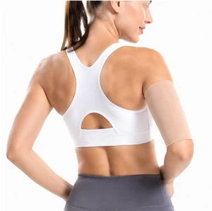 Skin Color Compression Elbow Sleeve, Elastic Arm Support Brace for Fitness Shaping, Sports Joint Protective Gear