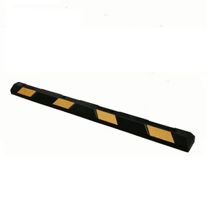 TL Black and Yellow Rubber & Steel Engineer Grade Visibility Speed Bump One Meter Durable for Cars Trucks Trailers and RVs