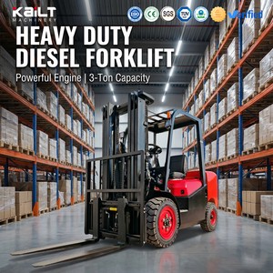 IC Engine Forklift Fork Lift Truck 1.5Ton 2Ton 3Ton LED Work Lights For Airport Logistic