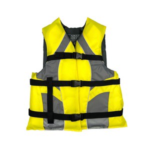 Custom Logo Lifesaving Sailing Swimming Boating Life Jacket Vest Buoyancy Aids Foam PFD Life Jacket For Adults
