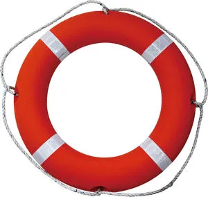 Ring Life Buoy AQT SOLAS-Standard Provides Buoyancy of Approximately 17.5 kg, Can Support 3 Adult per Buoy