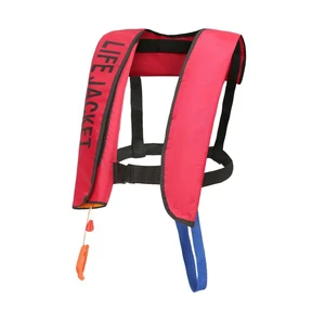 Custom PFD Water Sports Safety Life Jacket Adults Fast Inflation Adjustable Belt Polyester Material Water-skiing Customized