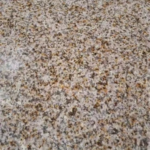 Yellow SGZ-G682 Polished Granite Paving Stone For Kitchen Outdoor Staircase Exterior & Interior Decoration