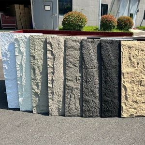 PU Stone Luxury Foam Stone Wall Artificial Modern Classic Feature Pu Faux Stone Wall Panel