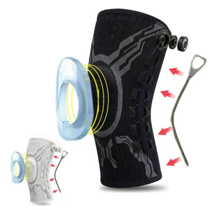 Aofit Hot Selling Flexible Non-Slip Breathable Adjustable Lightweight Knee Brace Sleeve