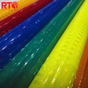 3Years High Intensity Reflective Vinyl Yellow White Digital Print Solvent Printable Reflective Material Film for Traffic Sign