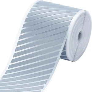 High Visibility Safety Warning Vinyl Film Silver Reflective Stripe Tape for T-Shirt Canvas Bag Fabric