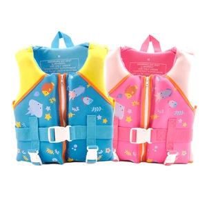 Kids Swimming Jacket Neoprene Safety Life Vest Water Sports Kayaking Boating Swim Drifting Swimsuit Swimwear Bathing Suits W076