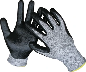 EN388 Level 5 Anti Cut Slip HPPE Nitrile Coated Gloves Cut Oil Resistant Safety Work Construction Industry Gloves