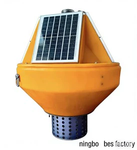 800*350MM LLDPE Water Quality Monitoring Buoy Water Equipment Floats Yellow Marine Monitoring Beacon