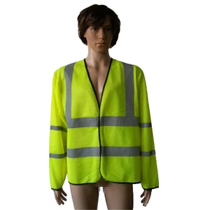 Promotion Safety Clothes Reflective Vest Long Sleeves