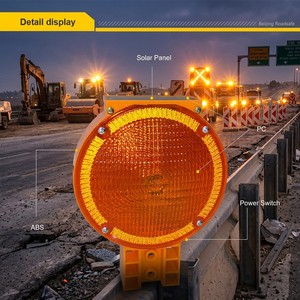 Israel Market Yellow Purple Solar Warning Road Traffic Light