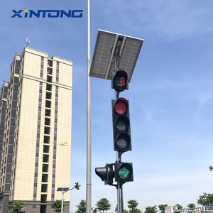 Anti Rust Solar Traffic Signal Light Solar Traffic Light System Coastal Road Municipal Project Africa Solar Traffic Light