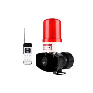 Waterproof Traffic Warning Lights Industrial Audio Visual Alarm with Remote Control