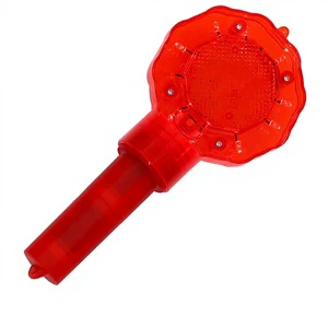 Custom Hand Held Traffic Sign Double Sided Stop Slow Paddle Road Construction Safety School Zone Portable LED Safety Indicator