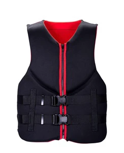Factory Customized Rock Fishing Life Jacket 150N Buoyancy PVC Foam CE Certified Waterproof Reflective Multiple Pockets