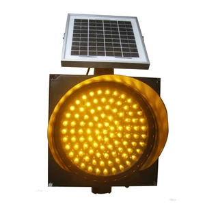 Solar Energy Traffic Flashing Warning Signal Light