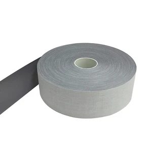 For Garment Sewing Reflective Tape Reflective Fabric Stripe Roll Silver Reflective Fabric Manufacturer Factory Low Price
