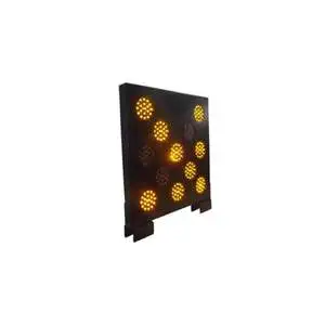 Mandatory Direction Sign for Truck Rear 50 X 50 cm Steel Reflective LED Traffic Sign 12-24V 5mm Wet Floor Caution Sign