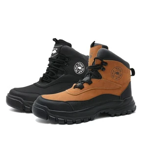 New Safety Protection Work Shoes Splash-Proof Water-Resistant Steel Toe Construction Site Safety Shoes Labor Protection