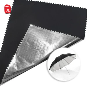 Reflective Material 210T Plaid Silver Nylon Taffeta Fabric for Photographic Simple Photostudio