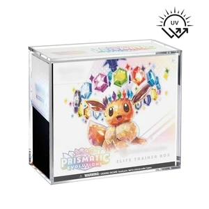 99.6% Anti UV Factory Acrylic ETB Protection Display Case Clear Acrylic TCG Elite Trainer Box With Magnetic Lid