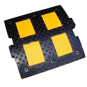 Recycled Rubber Road Speed Bump with CE Certification 50mm Height