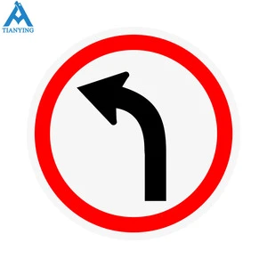 Outdoor Long-Term Use UV Printed Second Grade Reflective Aluminum Traffic Sign Boards CE/ROHS/ISO9001 Certified 1.5mm Thick