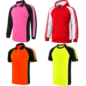 Custom High Visibility Reflective Safety Polo Shirt ANSI Class 2 Long Sleeve Hi Vis Construction Work T Shirt For Men