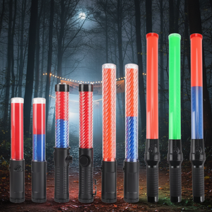 54cm High Bright Rechargeable Flashing Light Led Traffic Baton for Traffic Control