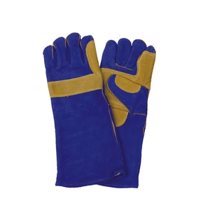 Kevlar Lining Cow Split Leather Safety Gloves Flame Retardant Heat Resistant Labor Protective Waterproof Working Welding Gloves
