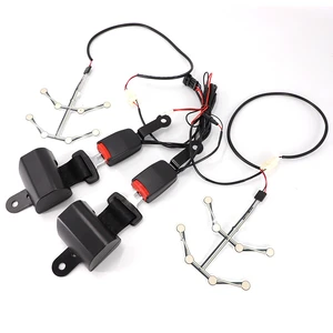 Car Seat Belt Reminder Seats Pressure Sensor and Alarms Bus Seat Accessories with USB Parts