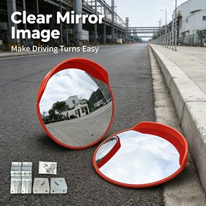 High Quality 60cm Outdoor PC Convex Mirror Decorative Convex Mirror Convex Mirror Glass for Road Safety