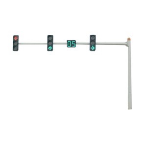 Outdoor Intelligent Road 200mm 300mm Led Traffic Signal Light Lamp Intelligent LED Traffic Signal Light