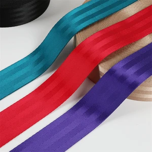 High Strength Wholesale Cargo Network Seat Belt 47mm Beach Chair Custom Printed Seatbelt Webbing